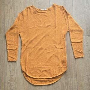 MICHAEL Michael Kors Yellow Mustard Knit Top